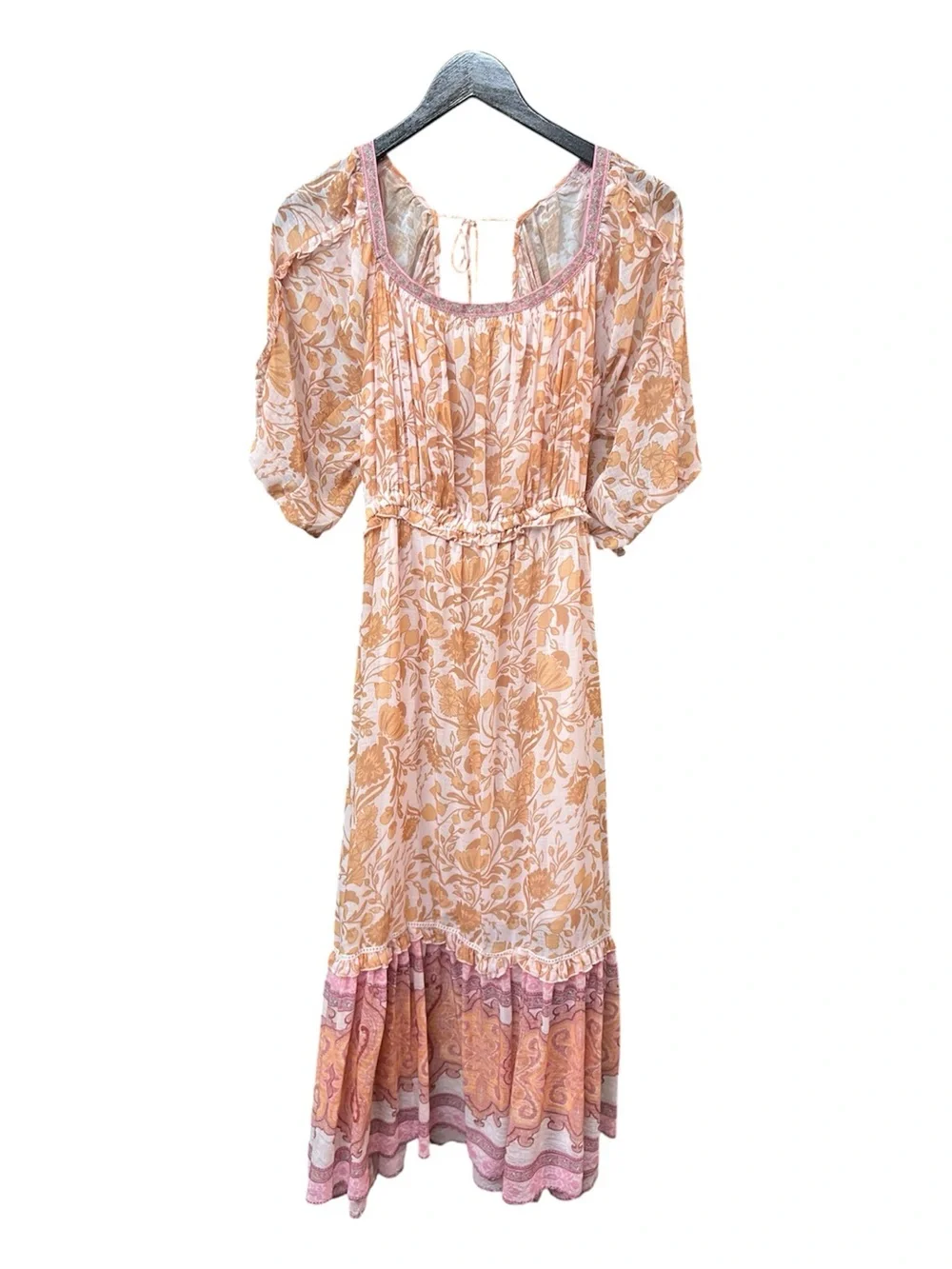NWT Super Natural by Secret Mission Aviana floral maxi dress Xl Boho Romantic - Picture 1 of 5
